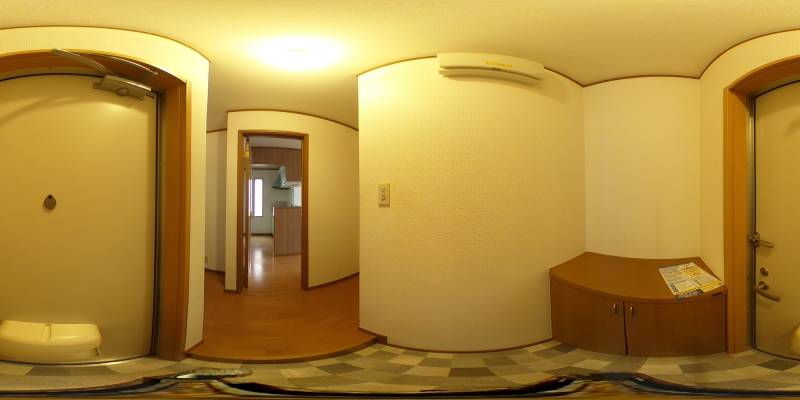 パノラマ画像玄関