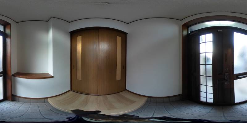 パノラマ画像玄関