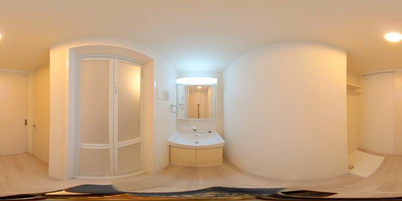 パノラマ画像洗面所