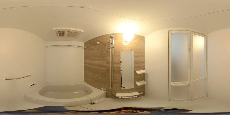 パノラマ画像バスルーム