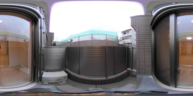 パノラマ画像バルコニー