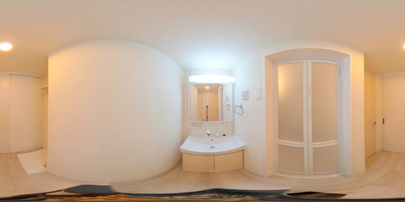 パノラマ画像洗面所