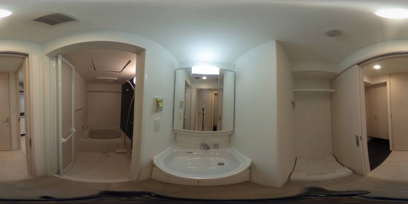 パノラマ画像洗面所