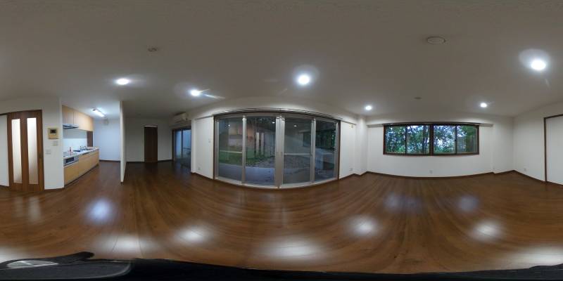 パノラマ画像リビング