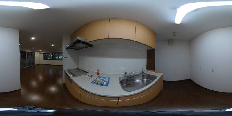 パノラマ画像キッチン