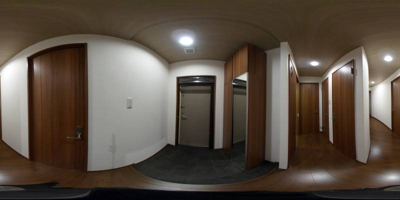 パノラマ画像玄関