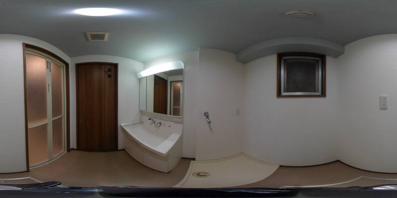 パノラマ画像洗面所