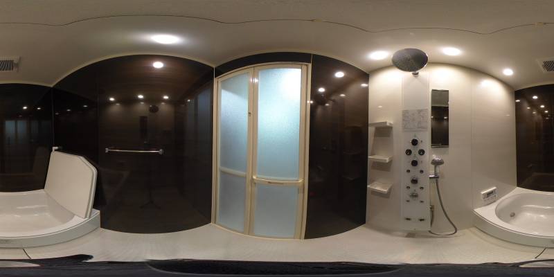 パノラマ画像バスルーム