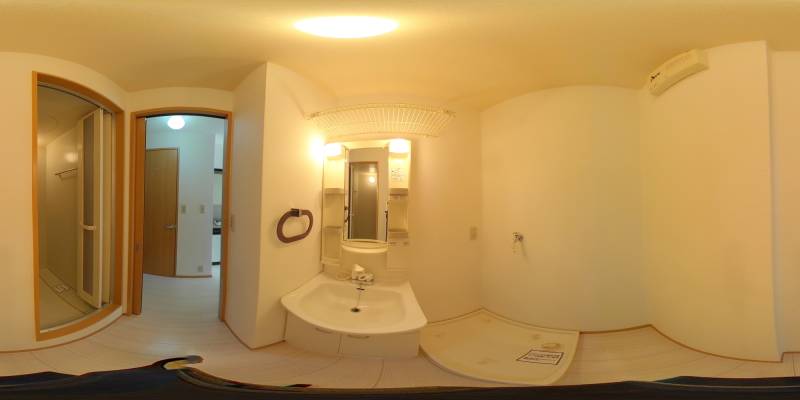 パノラマ画像洗面所