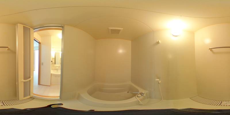 パノラマ画像バスルーム