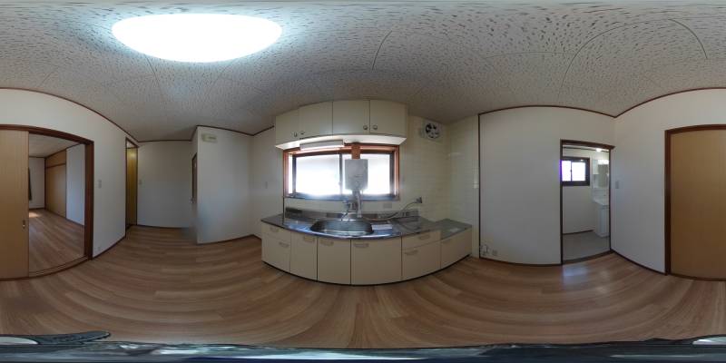 パノラマ画像キッチン