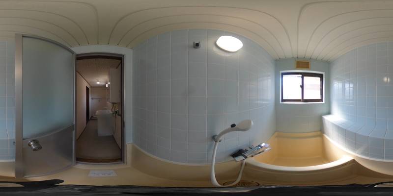 パノラマ画像バスルーム