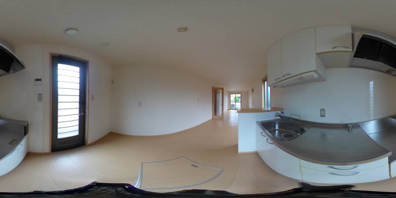 パノラマ画像キッチン