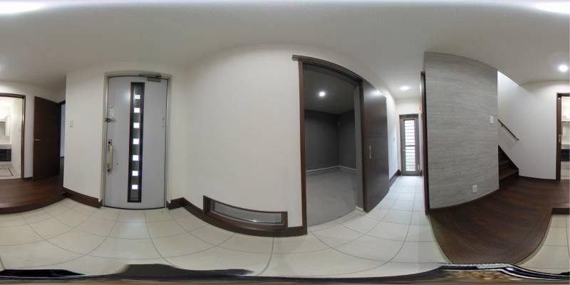 パノラマ画像玄関