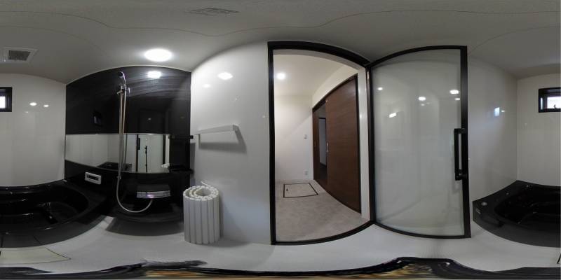 パノラマ画像バスルーム