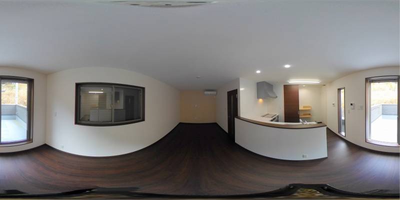 パノラマ画像洋室