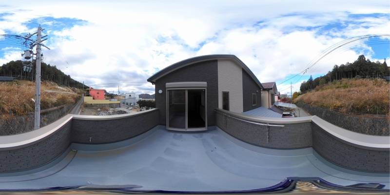 パノラマ画像バルコニー