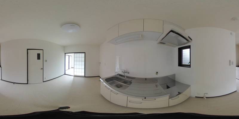 パノラマ画像キッチン