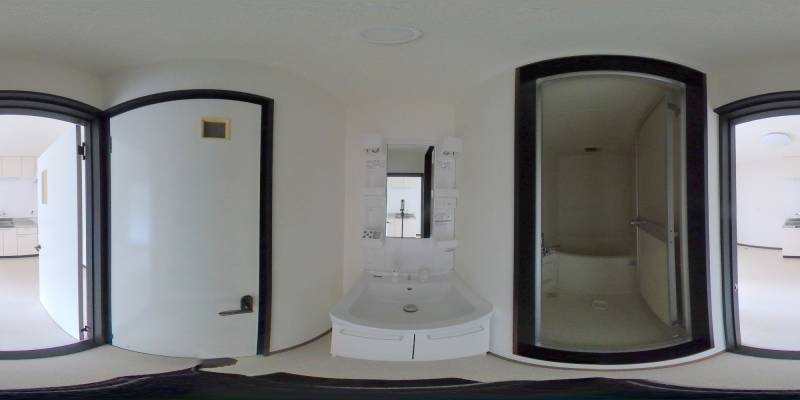 パノラマ画像洗面所