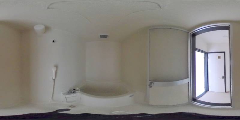 パノラマ画像バスルーム