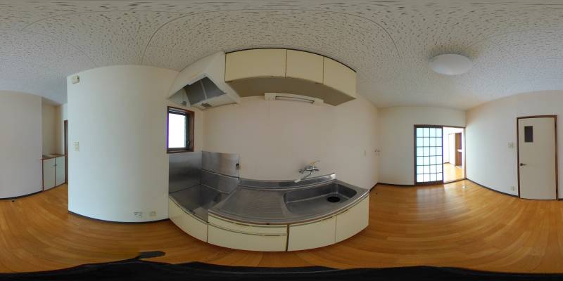 パノラマ画像キッチン