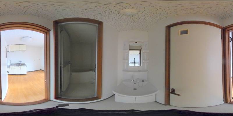 パノラマ画像洗面所