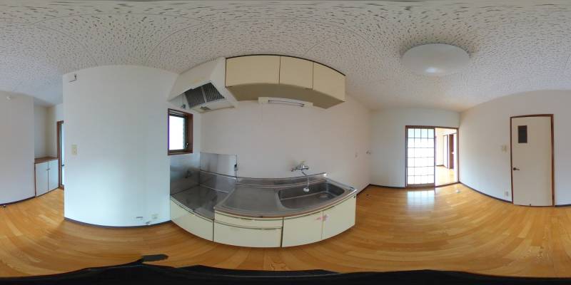 パノラマ画像キッチン