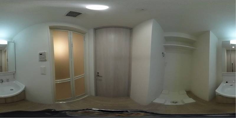 パノラマ画像洗面所