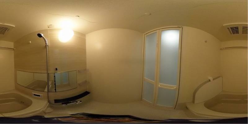 パノラマ画像バスルーム