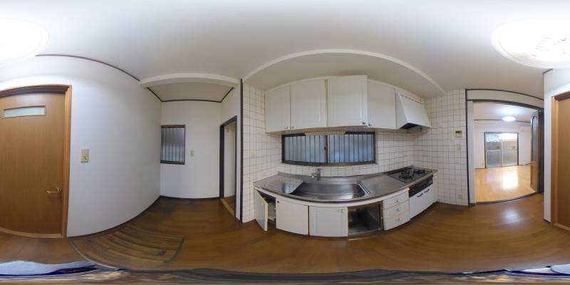 パノラマ画像キッチン