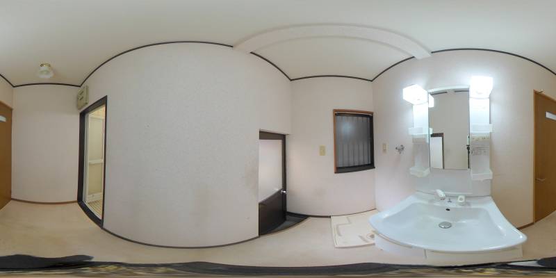 パノラマ画像洗面所