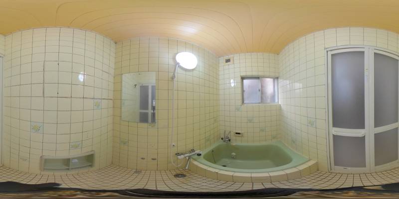 パノラマ画像バスルーム