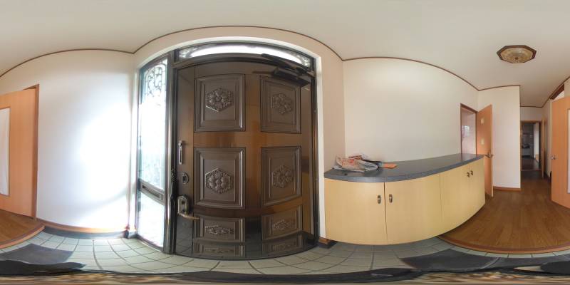 パノラマ画像玄関