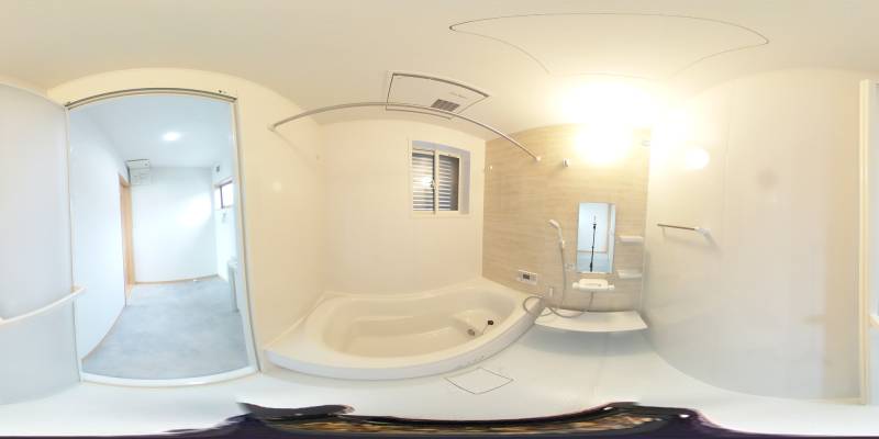 パノラマ画像バスルーム