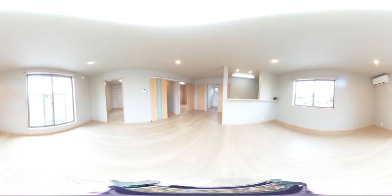 パノラマ画像リビング