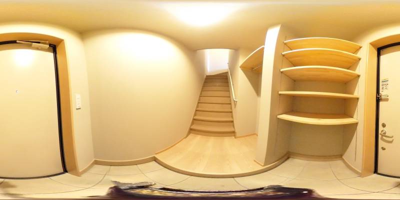 パノラマ画像玄関