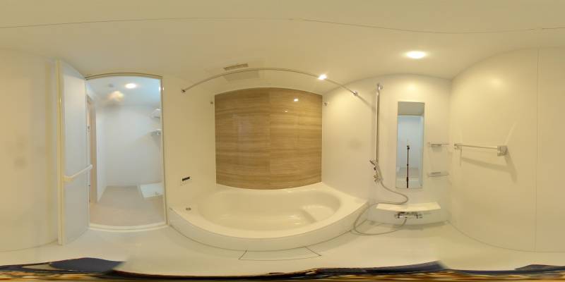 パノラマ画像バスルーム