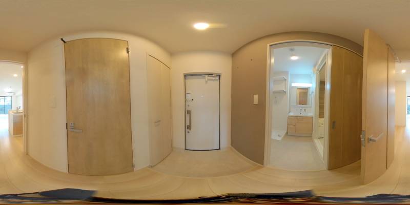 パノラマ画像玄関