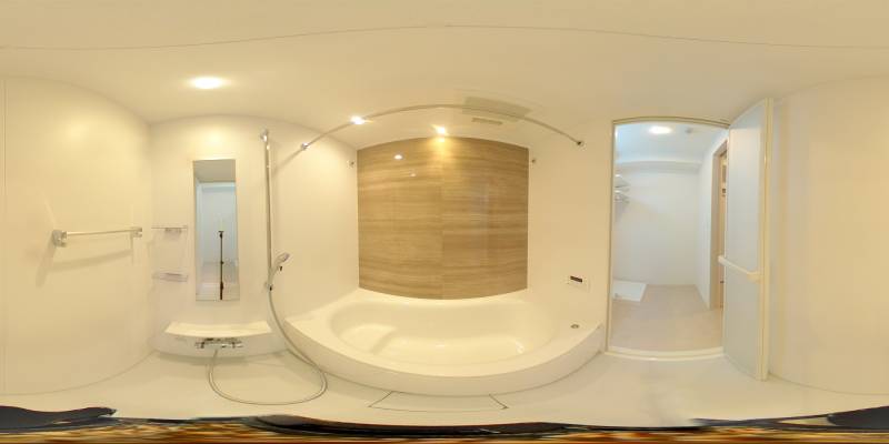 パノラマ画像バスルーム