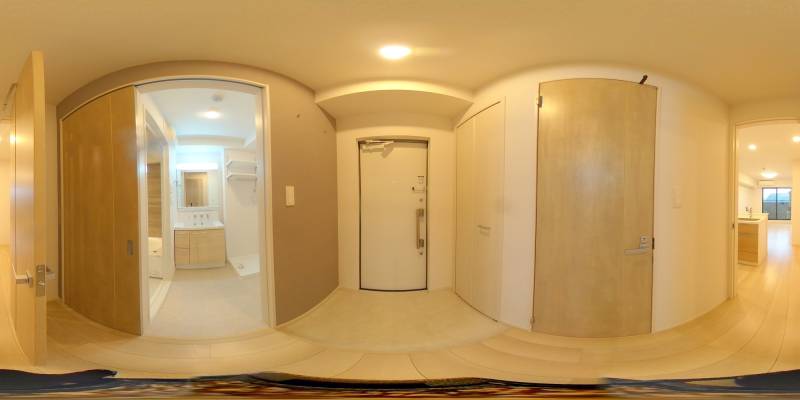 パノラマ画像玄関