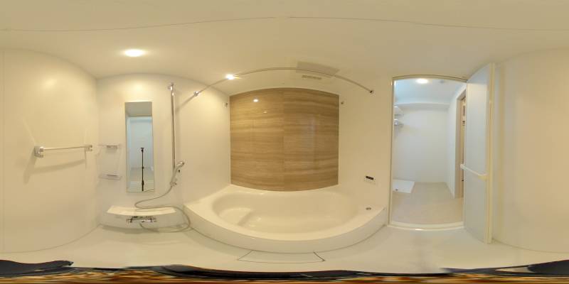 パノラマ画像バスルーム