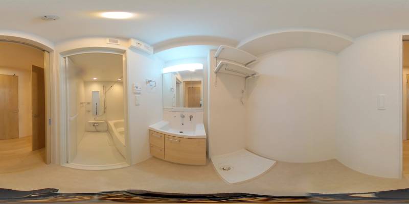 パノラマ画像洗面所