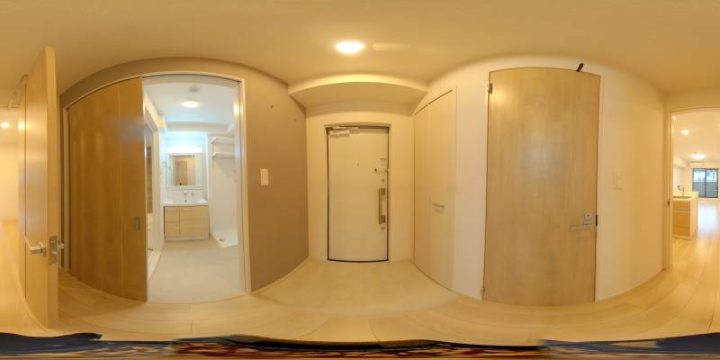 パノラマ画像玄関