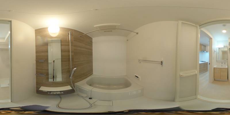 パノラマ画像バスルーム