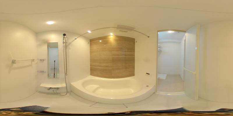 パノラマ画像バスルーム