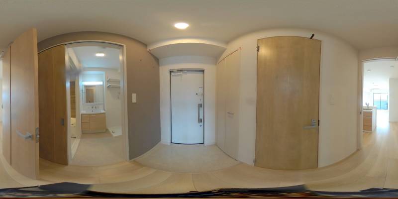 パノラマ画像玄関