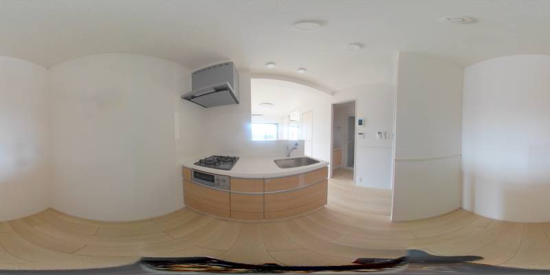 パノラマ画像キッチン