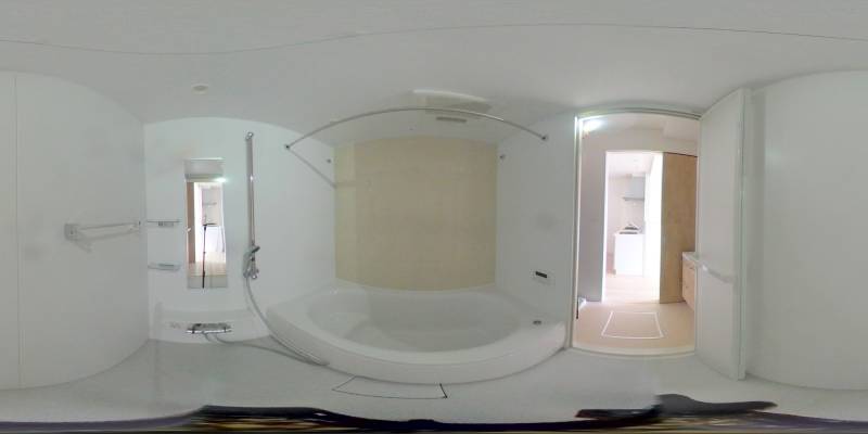 パノラマ画像バスルーム