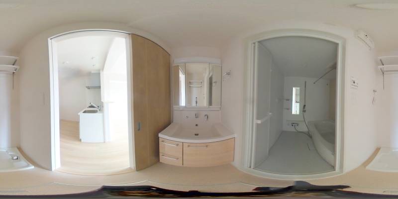 パノラマ画像洗面所