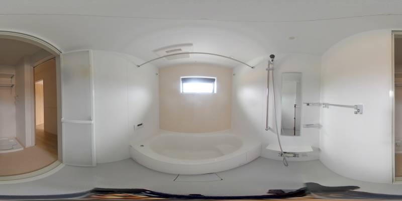 パノラマ画像バスルーム